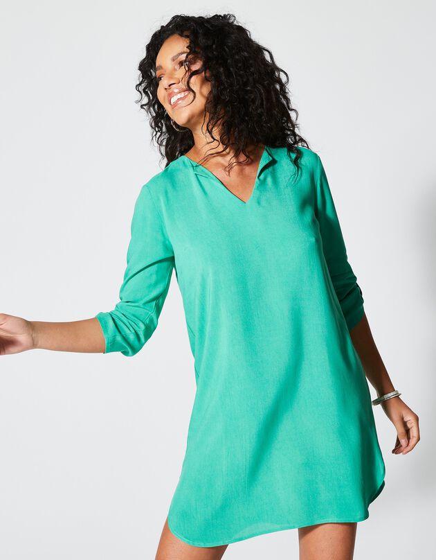Effen strandtuniek (groen)