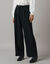 Pantalon large à pinces (noir)