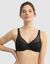 Soutien-gorge broderie fleurs "generous essentiel" -  avec armatures (noir)