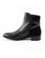 Leren boots in bikerstijl (zwart)