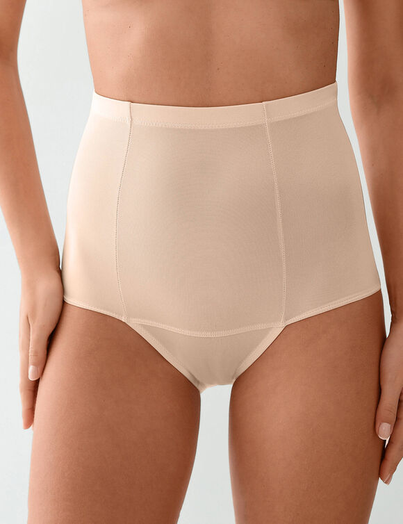 Gaineslip met taillegordel - intense steun (huidkleur)
