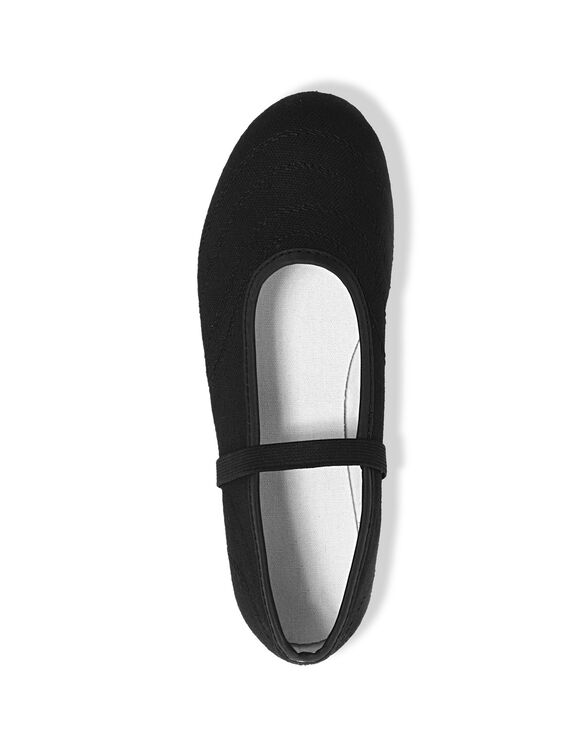 Elastische ballerina's (zwart)