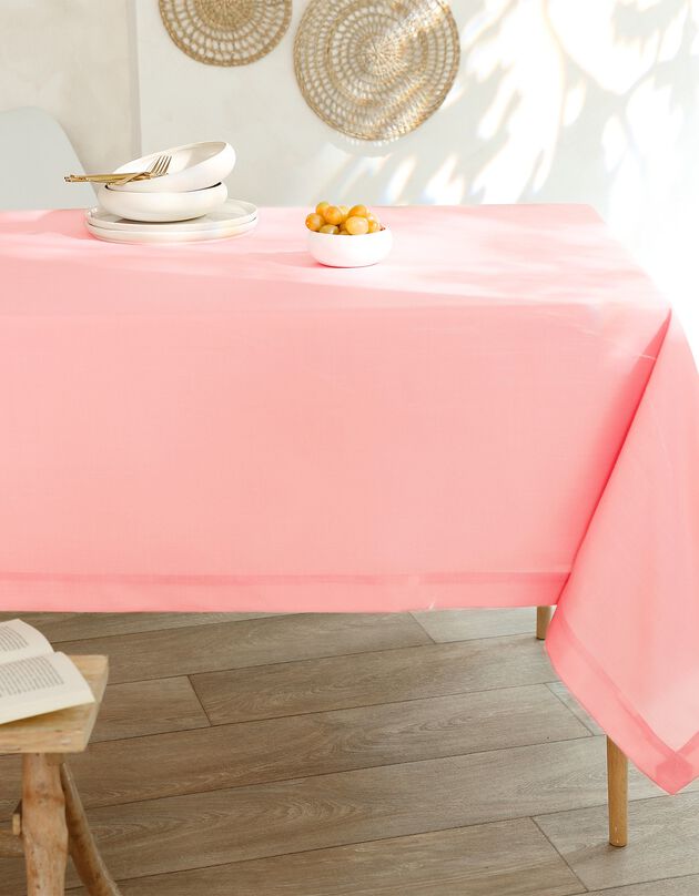 Nappe aspect lin (rose blush)