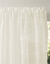 Panneau voile uni finition galon fronceur (ivoire)