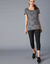 Legging 3/4 en coton biologique(**) (noir)