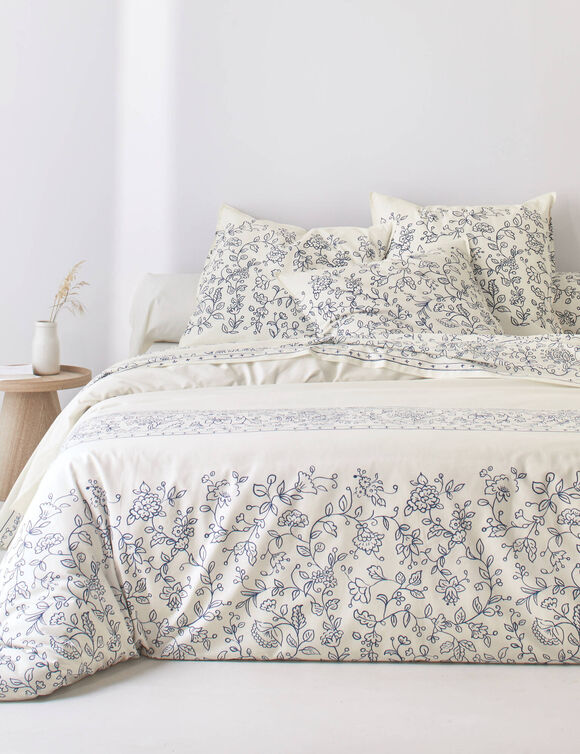 Linge de lit Jade - coton 57 fils/cm&sup2; (&eacute;cru)