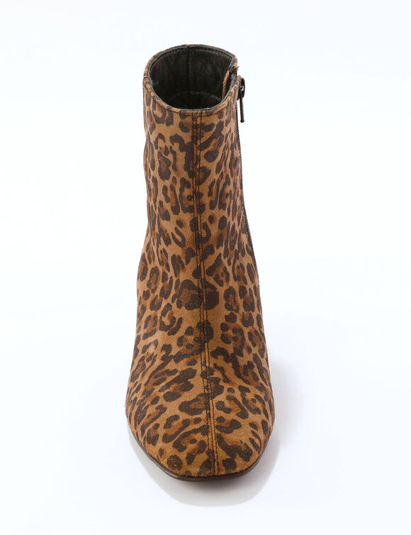 Boots léopard (bruin / zwart)