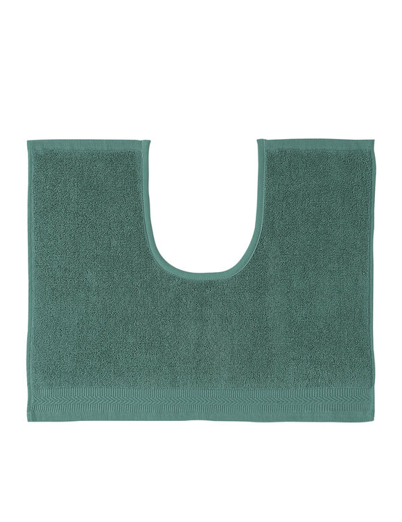 Tapis de bain &eacute;ponge liteau chevron (eucalyptus)