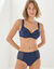 Culotte maxi coton dentelle unie Coria - lot de 2 (marine)
