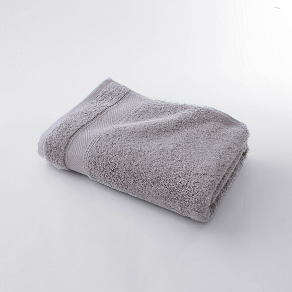 Collection serviettes de bain unies 540g/m2 confort luxe  (gris)