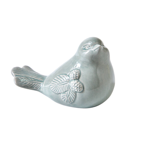 Oiseau décoratif en céramique (vert)