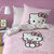 Hello Kitty Cute&reg;-beddengoedset van katoen (roze)
