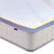 Topdekmatras in schuim van hoge kwaliteit, latexeffect (wit)
