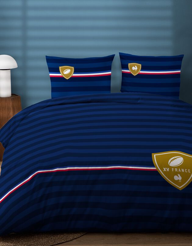 Parure de lit FFR® - coton (marine)