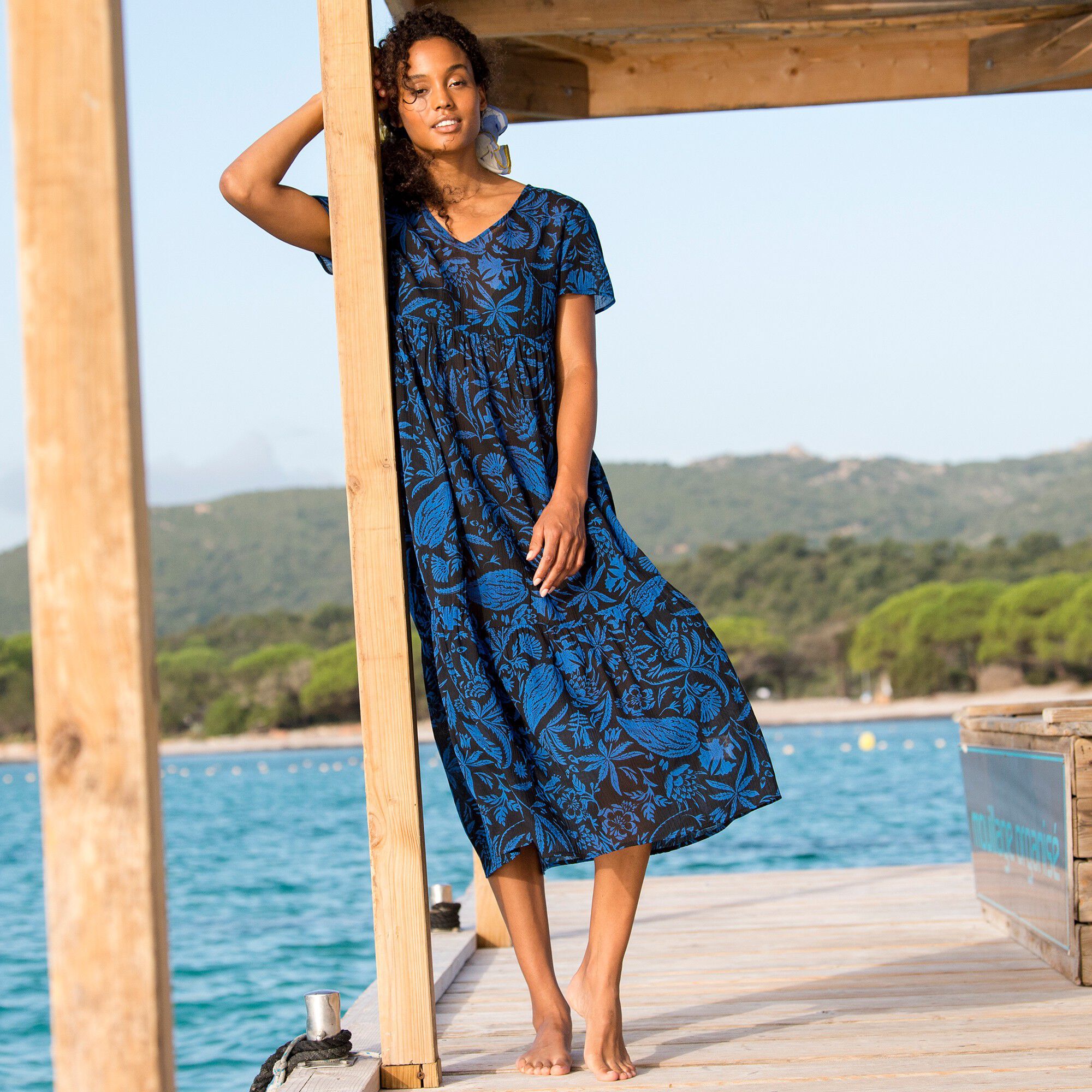 Robe Longue Robe Ã©tÃ© Plage Femme Shop Robe La Redoute Robe De Plage