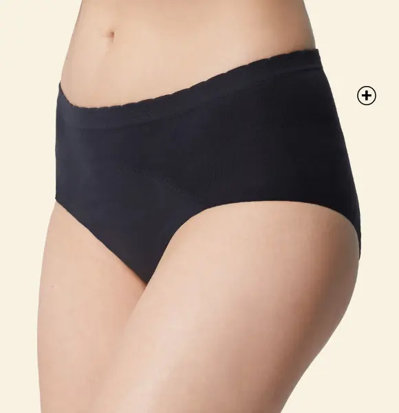 Culotte haute menstruelle Les Fleurs de Coton | Confort et liberté de mouvement | Blancheporte