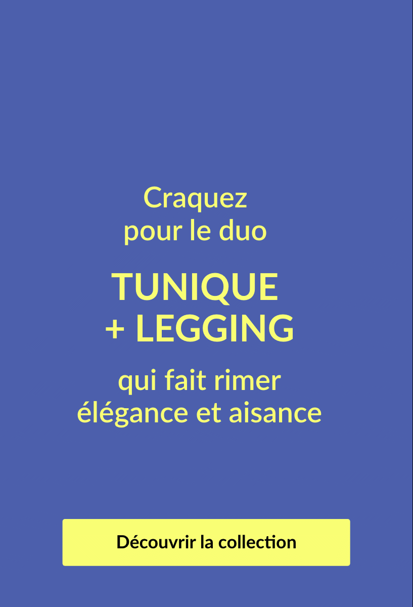 L'ensemble tunique et legging est toujours un duo gagnant
