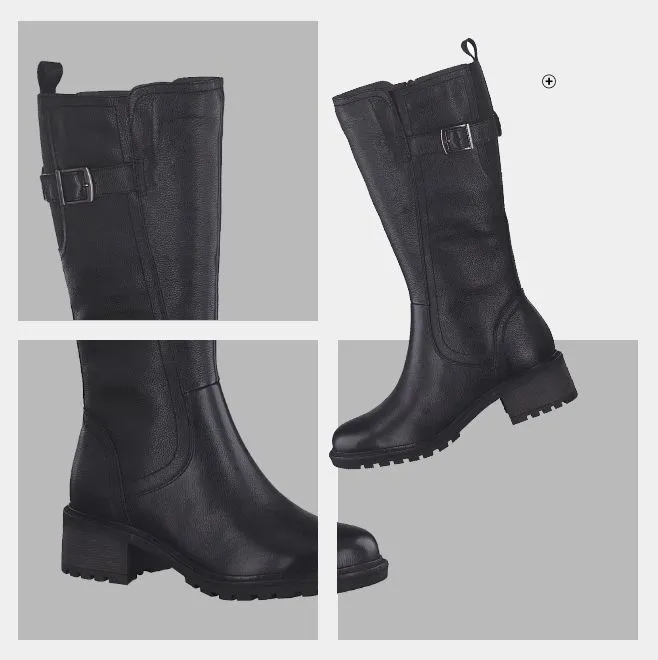 Bottes mollets sales larges pas cher