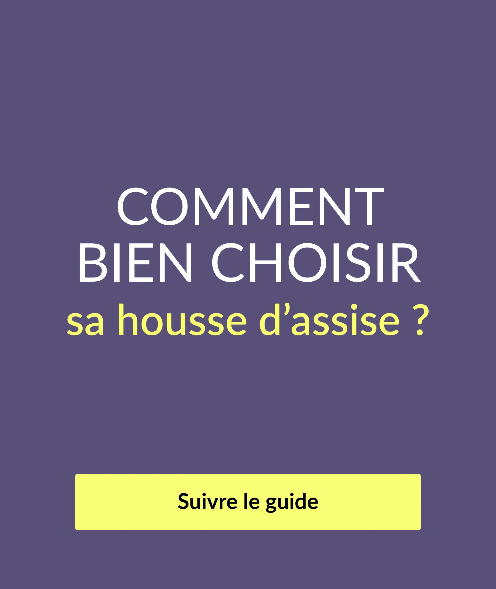 Guide housse d'assise Blancheporte