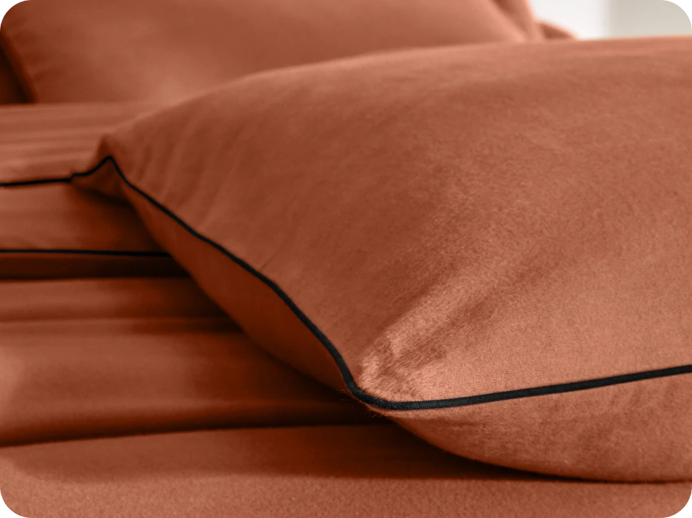 Linge de lit uni flanelle