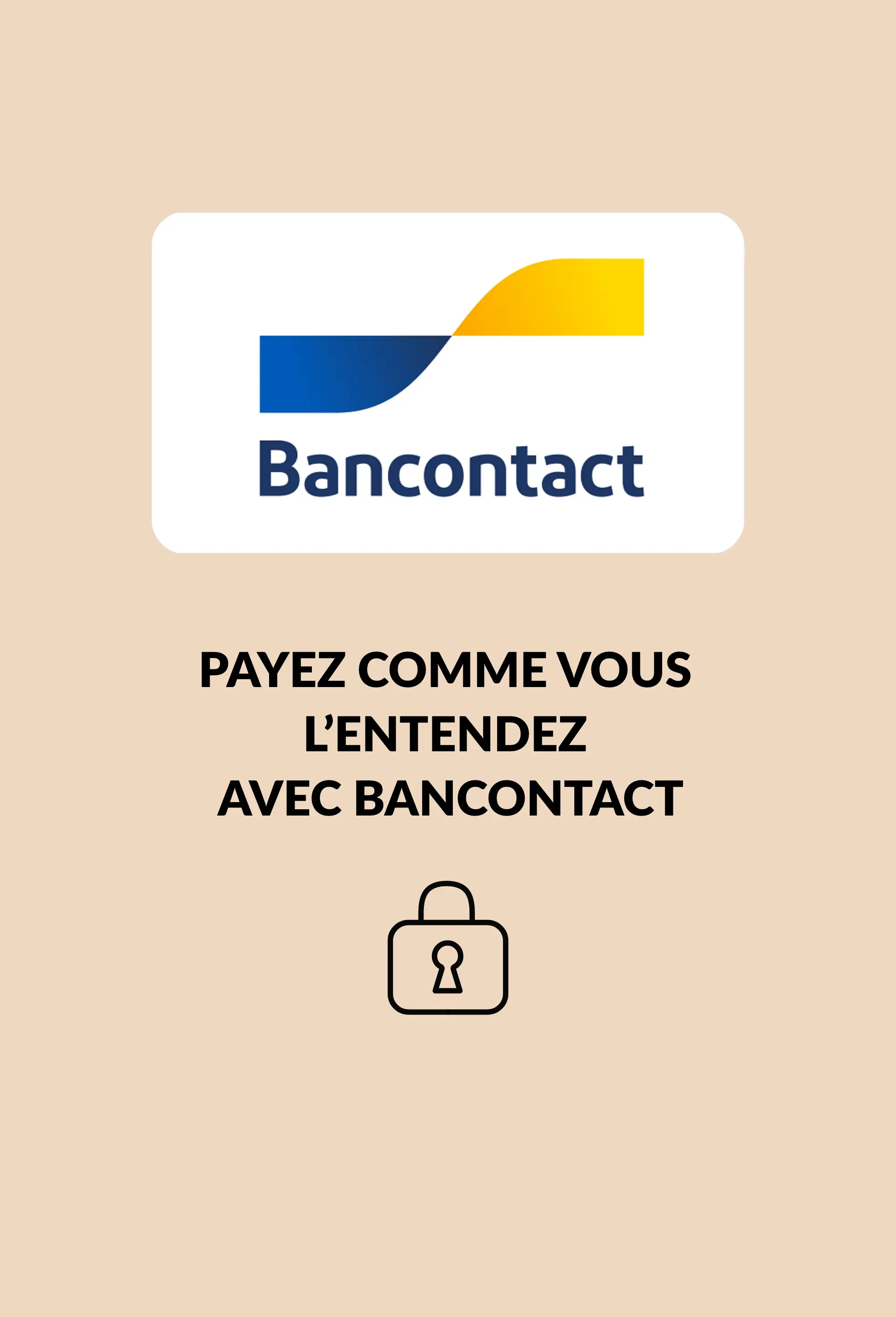 Payez comme vous l'entendez avec bancontact sur Blancheporte.be