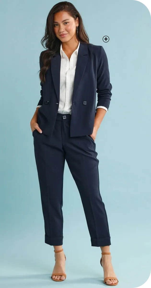 Marineblauwe blazer, speciaal voor petites - Blog Blancheporte