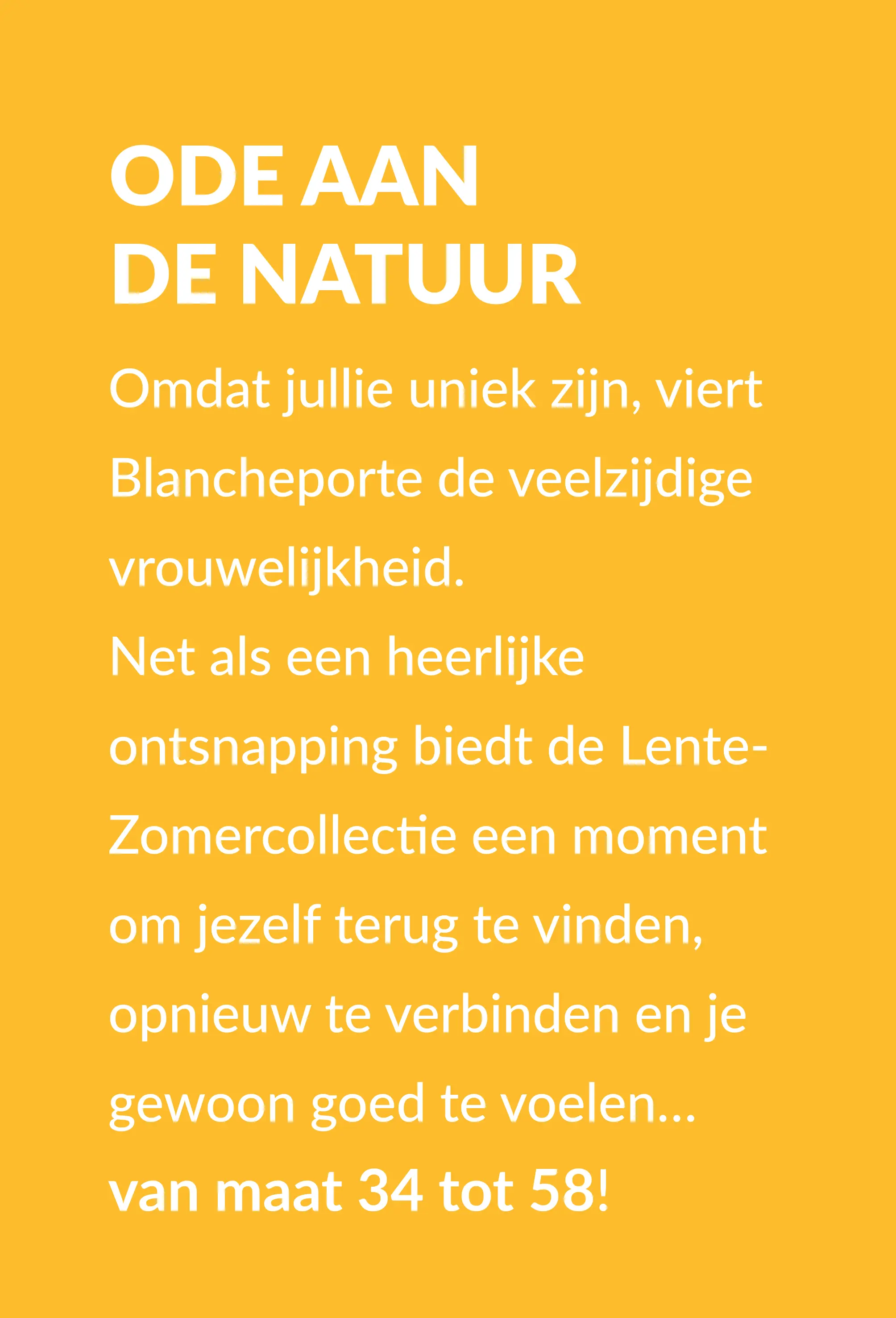 Ode aan de natuur - damesmode