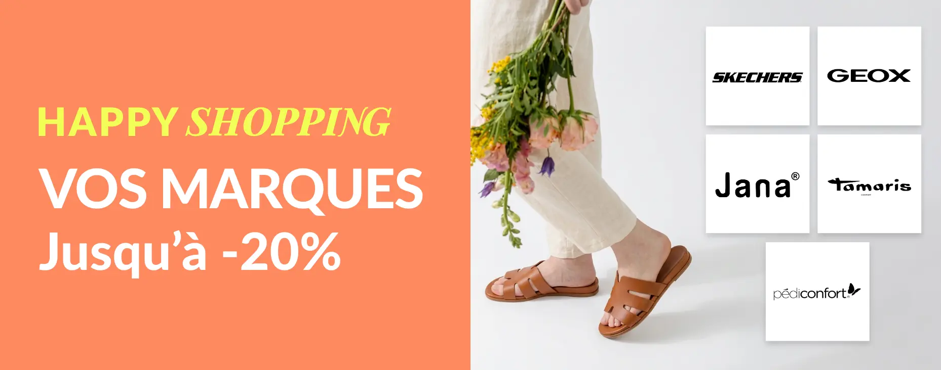 Happy Shopping : vos marques chaussures préférées jusqu'à -30% sur le site Blancheporte
