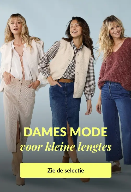 Profiteer van een selectie damesmode voor kleine maten bij Blancheporte.