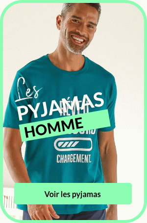 Découvrez nos pyjamas homme pas cher