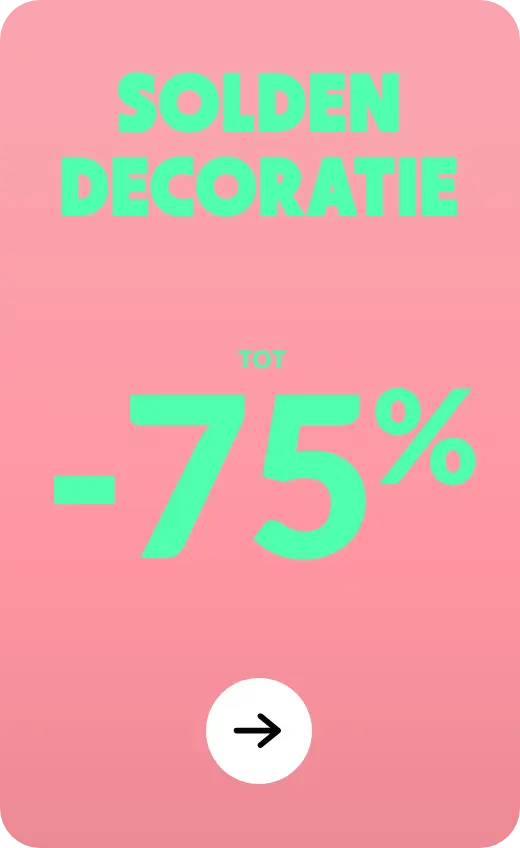 Decoratie-uitverkoop tot 75% korting