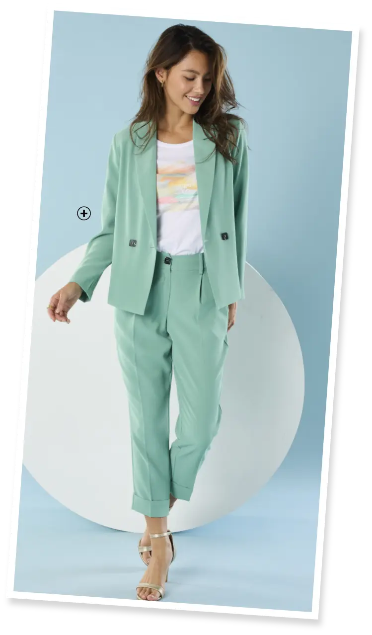 Veste blazer élégante, parfaitement adaptée aux morphologies de petite stature | Blancheporte