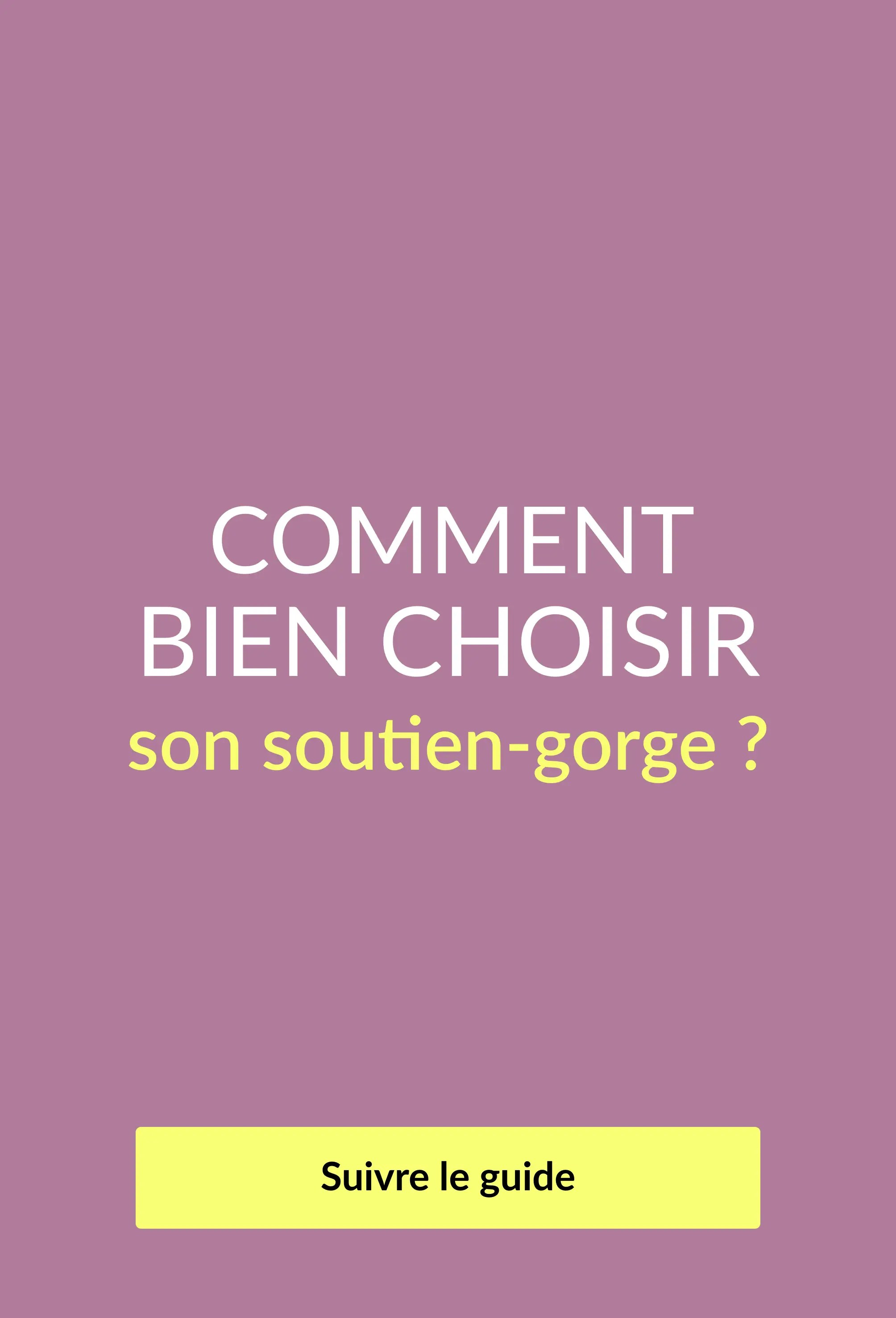 Guide soutien-gorge Blancheporte