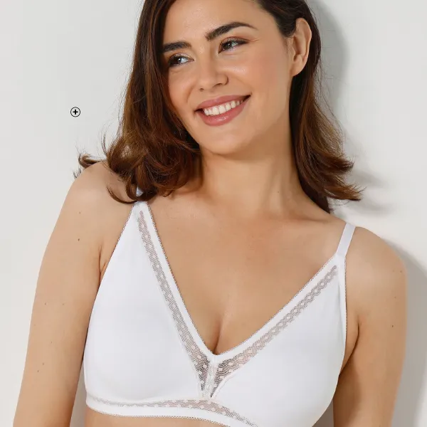 Beha in triangelmodel met voorgevormde cups Paia zonder beugels | Perfect voor kleine boezem | Blancheporte