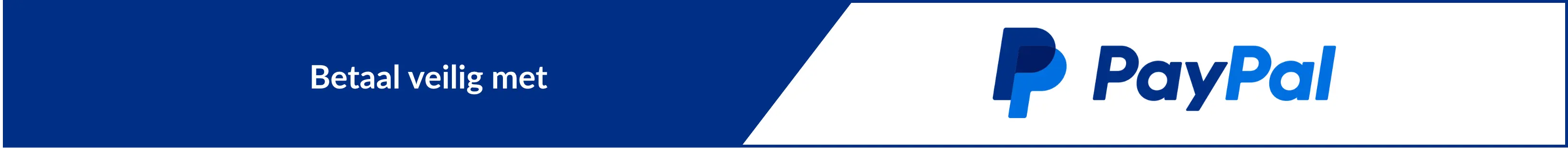 Uw veilige betaling met Paypal