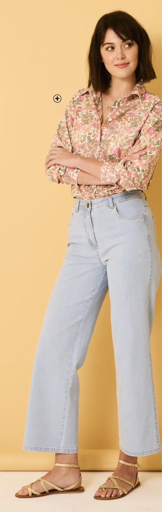 Oversized hemd met bloemenprint, voor een vrouwelijke en trendy allure | Blancheporte