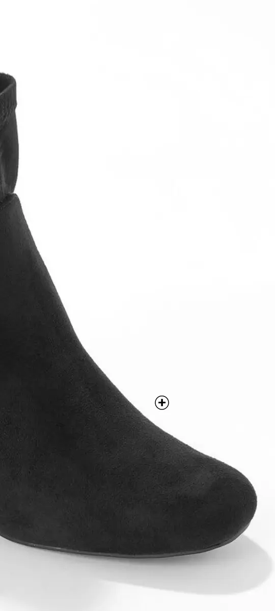 Boots met sokeffect in zwart, elegant en praktisch om uw outfits aan te vullen met hoge boots | Blancheporte