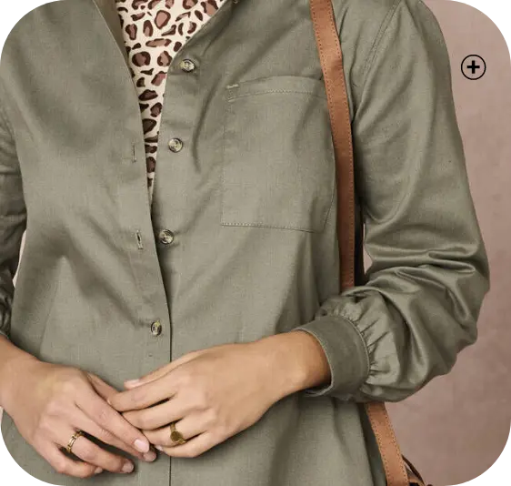 Robe chemisier imprimé peau de bête, idéale pour un look tendance et confortable pour femme ronde | Blancheporte