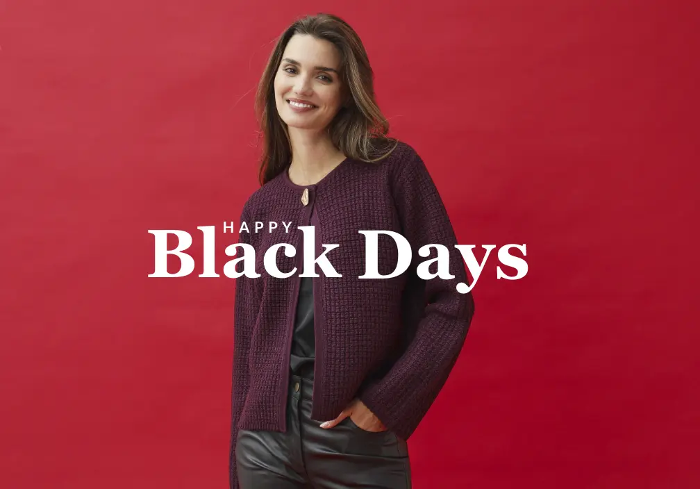 Happy Black Days : profitez d'une large sélection de maille pour femme et pour homme