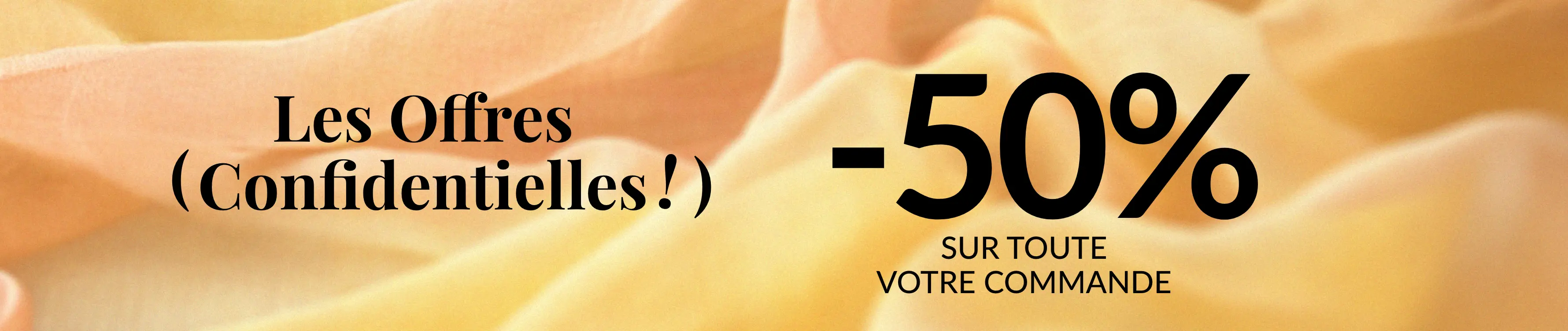 Profitez de -50% sur toute votre commandes dès 2 articles avec le code promo 800008