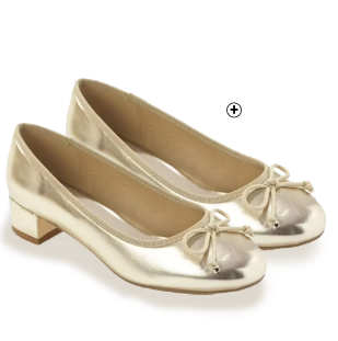 Ballerines femme petit talon Ballerines femme petit talon doré pas cher | Blancheporte