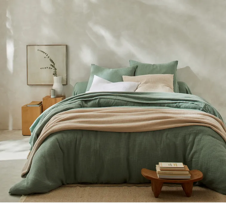 Gaze de coton : la mati&egrave;re qui va r&eacute;volutionner votre linge de lit