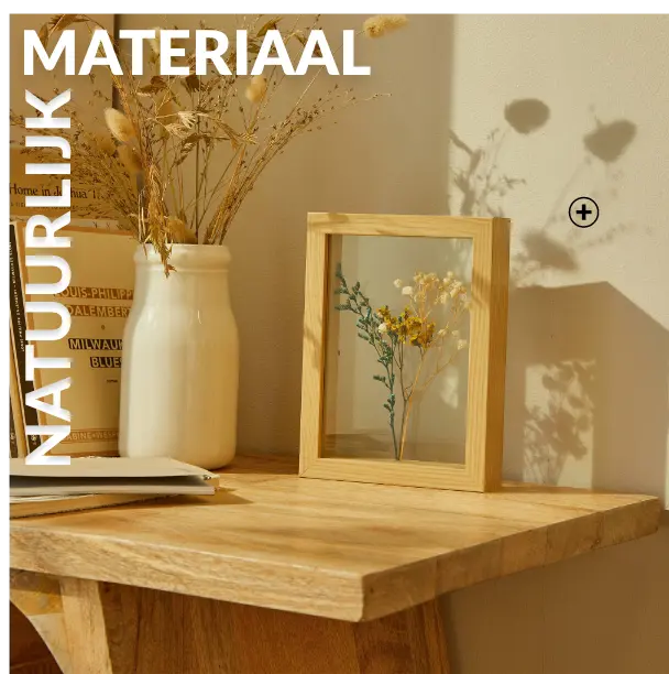 Decoratieve lijst met droogbloemen, perfect voor een vintage en natuurlijk interieur | Blancheporte