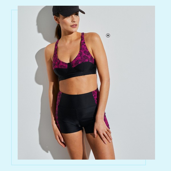 Bikinibeha in topjesmodel zonder beugels Bikinibeha in topjesmodel zonder beugels in zwart en fuchsia, goedkoop | Blancheporte