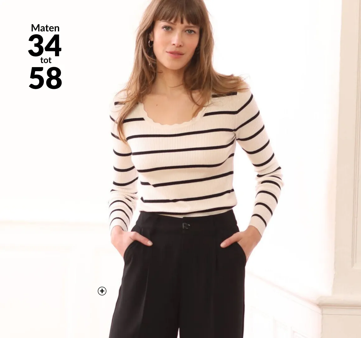 Zwarte wijde en soepele broek – Blog Blancheporte