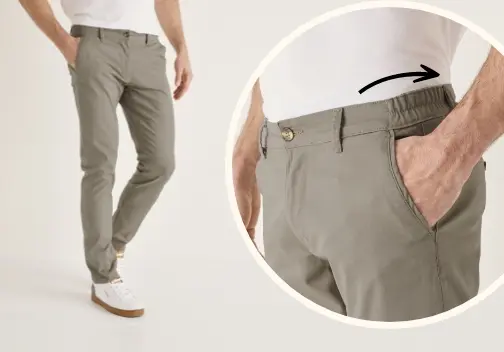 Profitez d'une sélection de pantalons confortables pour homme