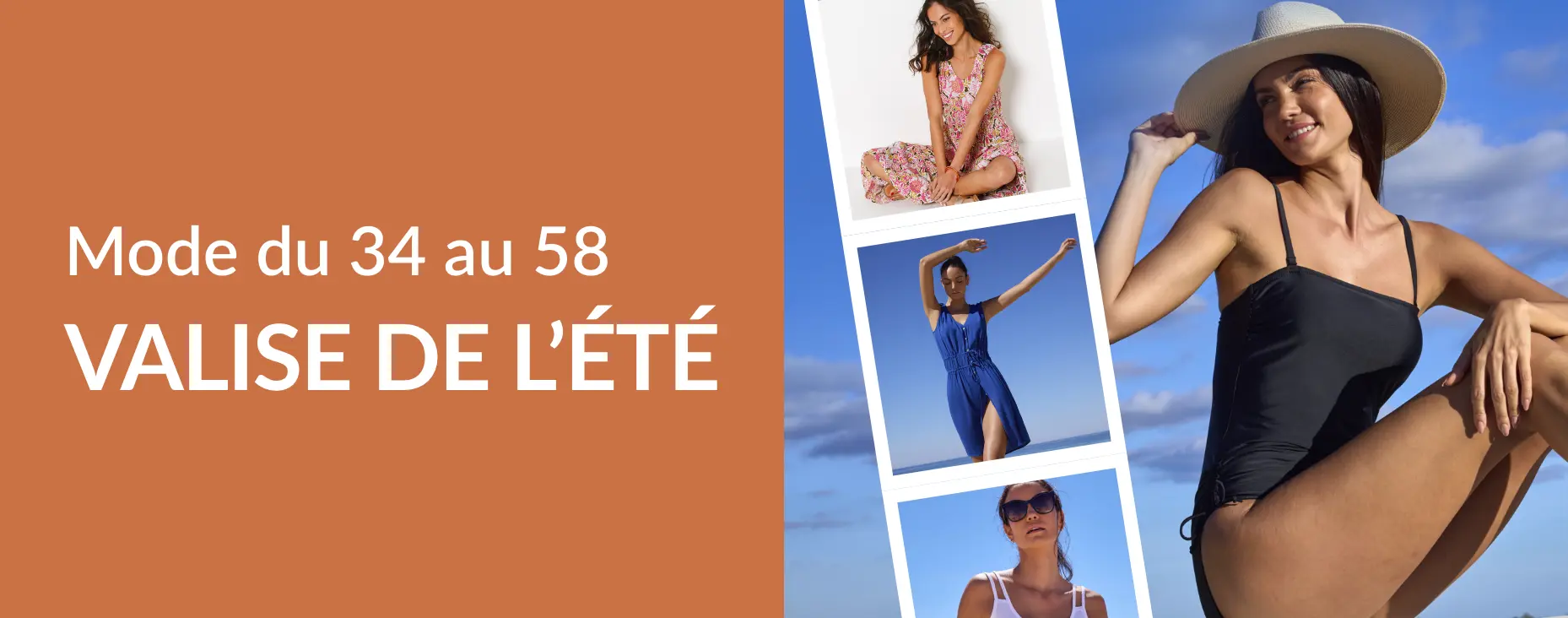 Découvrez une sélection 100% été chez Blancheporte : robes légères, sandales, maillots de bain et accessoires