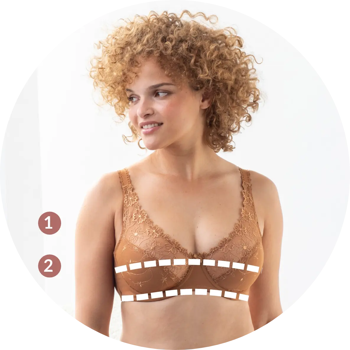 Soutien-gorge forme emboîtante en dentelle sans armatures pas cher | Blancheporte