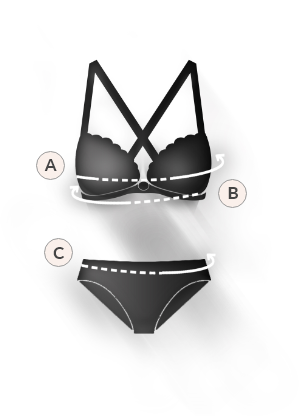 Schéma soutien gorge et body Schéma soutien gorge et body