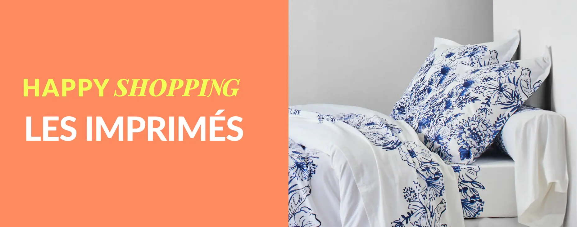 Découvrez notre sélection de linge de lit imprimés coup de coeur : motifs feuillage, fleurs, géométriques, ethniques...
